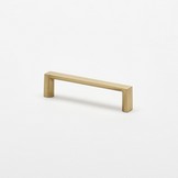Load image into Gallery viewer, Thin Square Pull Brushed Brass