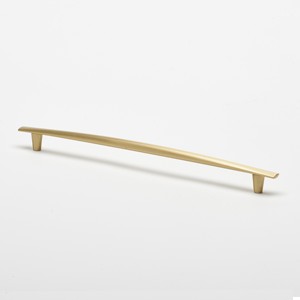 Thin Arc Pull Brushed Brass